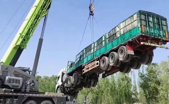 石棉道路脱困救援案例